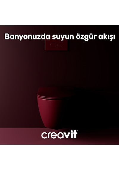 Creavit Ara Kesme Valfi 1/2-1/2" Berry Ms.ac50l.bry