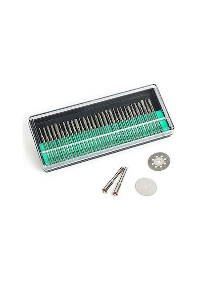 Elmas Disk Aşındırma Ahşap Metal Cam Kesme Gravür Freze Uç Seti D