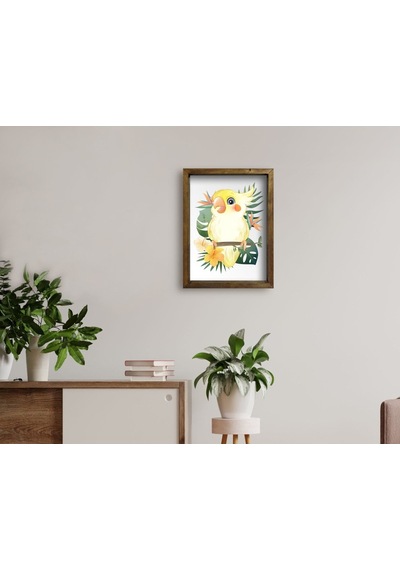 Bk Home Doğal Masif Ahşap Çerçeveli Tablo 45X65Cm-60 (551057179)