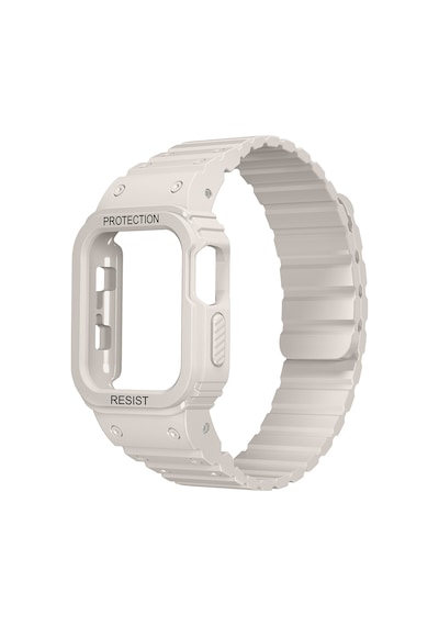 Apple Uyumlu Watch  38mm Kd-142 Airbag Tasarımlı Kasa Koruyuculu Silikon Kordon