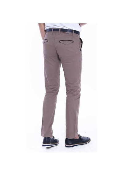 Gabardin Modelli Bej Erkek Pantolon - Wessi Siyah