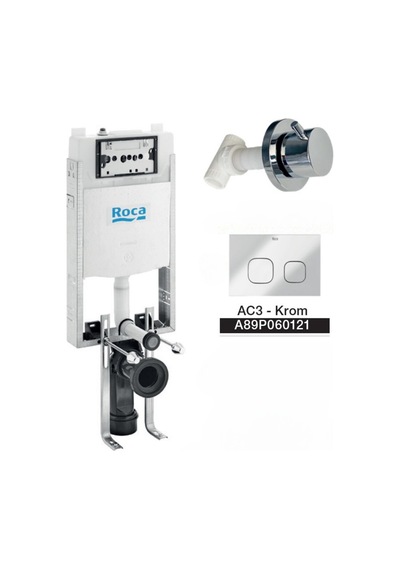 Roca Active One Gömme Rezervuar Seti, Krom - A89p060121 Krom
