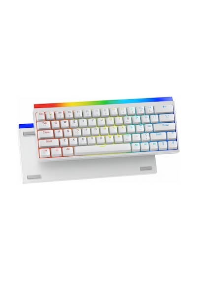 68 Tuş Red Switch Rgb Mekanik Oyuncu Klavyesi Hot Sbhghhhwapple, Renkli Aydınlatma Gaming Keyboard