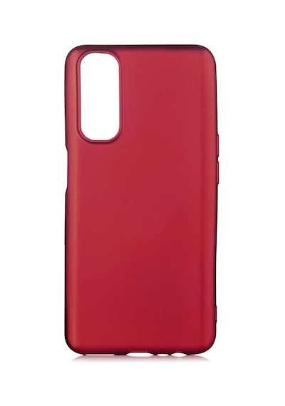 Realme 7 Kılıf Zore Premier Silikon Kapak Mürdüm