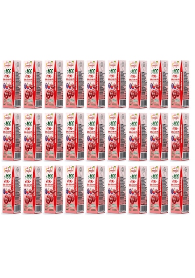 Meysu %100 Vişne Kiraz Üzüm Suyu 200 Ml X 27 Adet