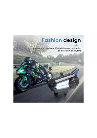 Bluetooth Araç Kiti Bt31 Kask Kulaklık Bluetooth 5.0 Motosiklet Interkom Su Geçirmez Kablosuz Kulaklık