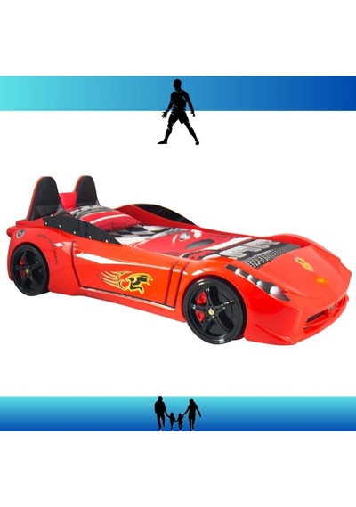 Ferrari-k Araba Karyola Kırmızı Diğer Ferrari-k Araba Karyola Kırmızı Diğer