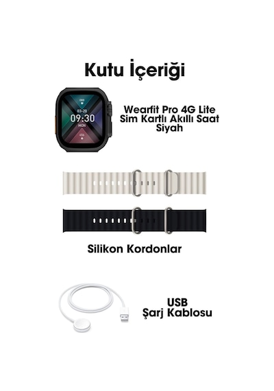 Howear Ultra 3 Sim Kartlı Kameralı Akıllı Saat (Distribütör Garantili)