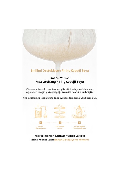 Midha %73 Pirinç Özü İçeren Sıkılaştırıcı ve Aydınlatıcı Serum 50 ML