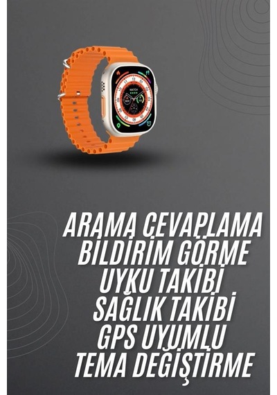Akıllı Saat Arama Cevaplayan Bildirim Görme Yeni Nesil Bluetooth Bağlantılı