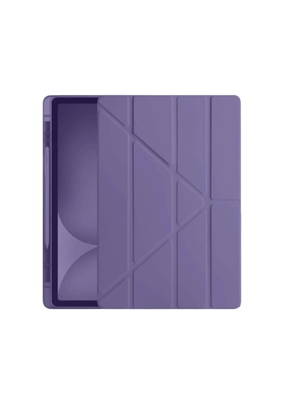 İpad Uyumlu Pro 11 2024 Kılıf Kalemlikli Hugo Tablet Kılıfı - Mor