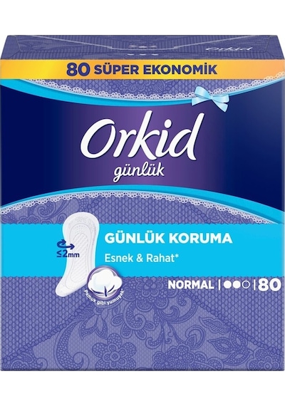 Orkıd Günlük Koruma  Normal 80'li