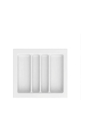 Starax 54x49 Beyaz Plastik Kepçelik 4 Gözlü Modül 60cm S-2687-wp Çok Renkli