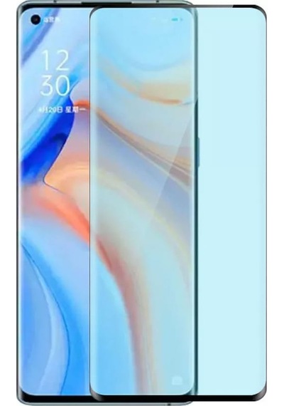 Oppo Reno 4 Pro (4G) 3D Polymer Kavisli Tam Kaplayan Nano Ekran Koruyucu