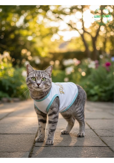 Beyaz The Patron Yazılı Kedi Ve Köpek Kıyafeti Tişörtü Elbisesi Medium/m/beden 2