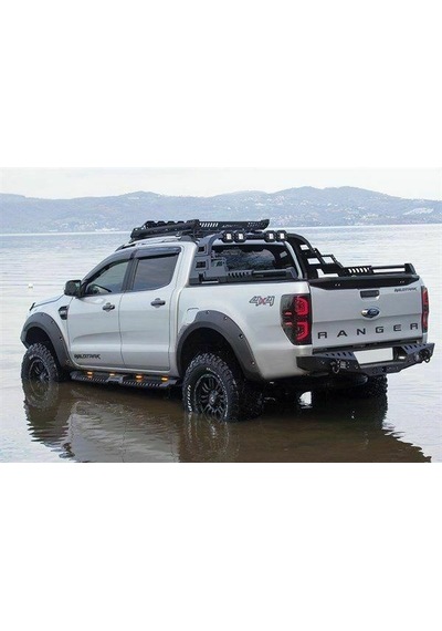 Isuzu D-max Off Road Metal Işıklı Rollbar 2012-2021 Aqm-x10
