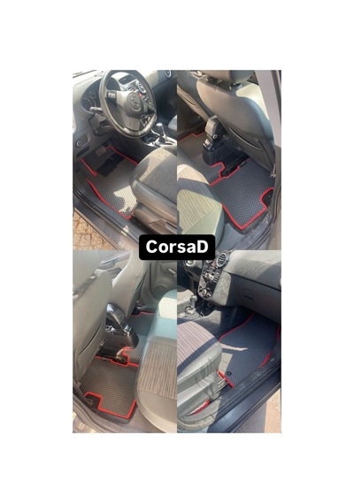 Opel Corsa D Premium Eva Akıllı Oto Paspas+metal Topukluk Siyah