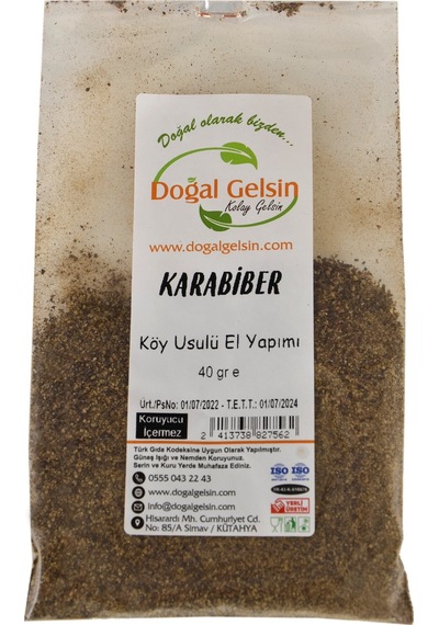 Doğal Gelsin Karabiber 40 G