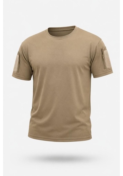 Terrien Premium Parça Unisex Moda Single Sword Bisiklet Yaka Kısa Kol Taktik T-shirt Çok Renkli