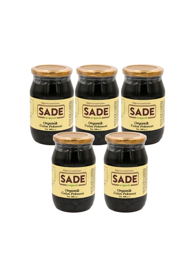 Sade Organik Üzüm Pekmezi 460 Gr5 Li Paket