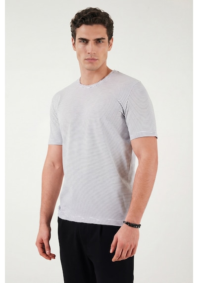 Buratti Erkek T Shirt 5904030 Beyaz Beyaz
