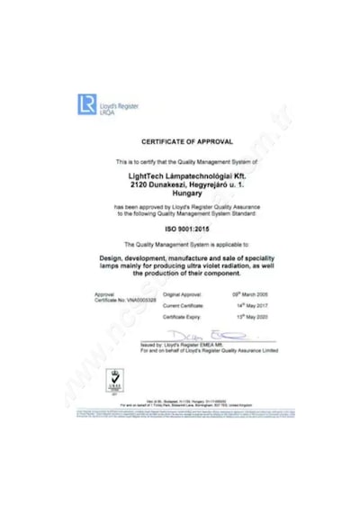 Gph843T5L4 Bakteri Virüs Öldürücü Uv Lamba Beyaz