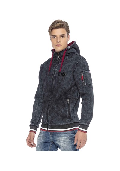 Cipo & Baxx Cl418 Sporty Men Sweatshirt Siyah