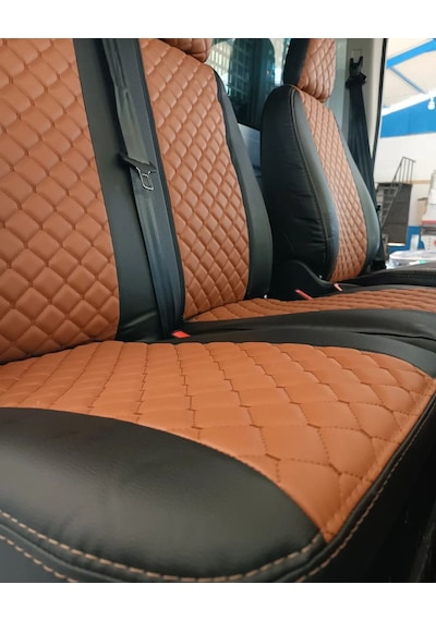 Ford Transit Araca Özel Tek Kabin Deri Oto Koltuk Kılıfı 158188