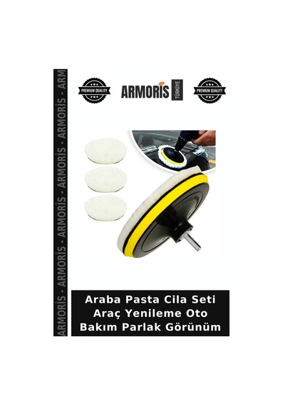 Araba Pasta Cila Seti Araç Yenileme Oto Bakım Parlak Görünüm