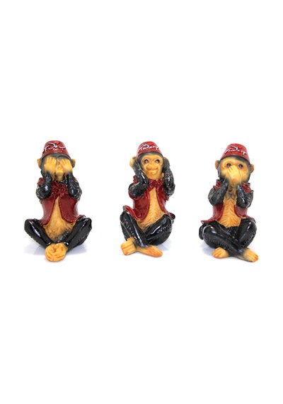 1 Adet Polyester Maymun Seti Oyuncak Maymun Tasarımı, 12 Cm Boyut, Çocuk Ve Dekoratif Kullanım, Maymun Monkey