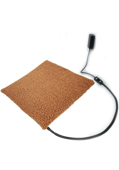 Kedi Minderi Isıtmalı Model 45x45cm 12v Adaptörlü Su Geçirmez Kdtes81