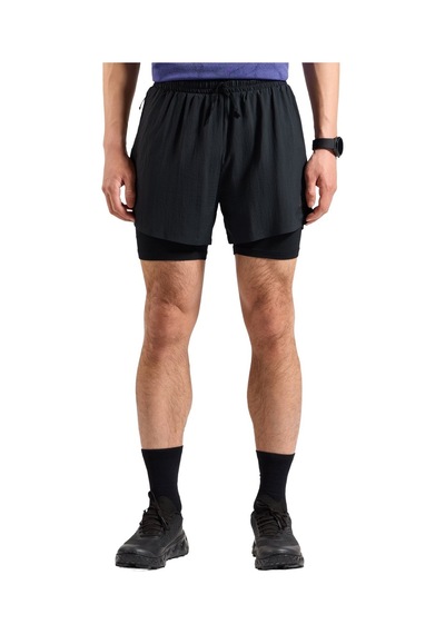 Odlo 2-in-1 Short Zeroweıght 5 Inch 6000 Siyah