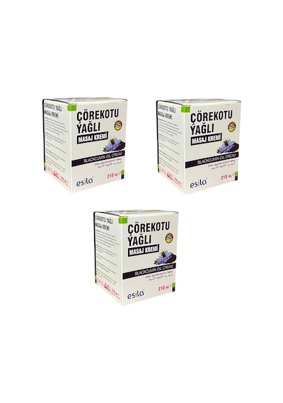 Çörekotu Yağı Masaj Kremi 210 Ml, Esila