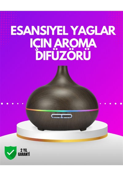 Zamanlayıcılı Ve Otomatik Kapanmalı Aromaterapi Nemlendirici Difüzör -