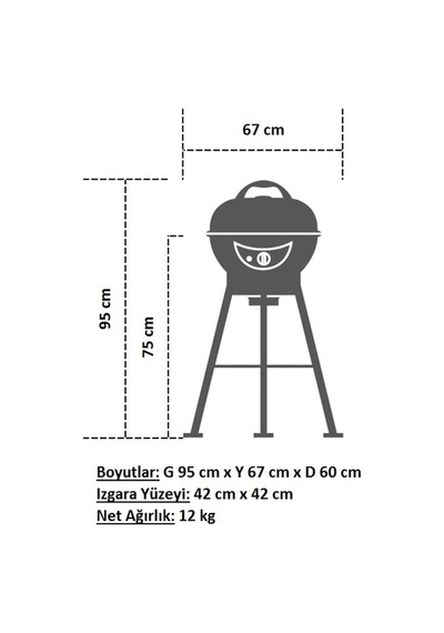 Aygaz Outdoorchef Chelsea 420 G Yeni Nesil Gazlı Barbekü Siyah
