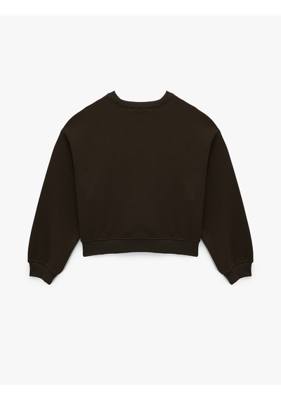 Koton Regular Fit Üç İplik Uzun Kollu Bisiklet Yaka Basic Sweatshirt Kahverengi 6wak10033ek Kahve Koton Regular Fit Üç İplik Uzun Kollu Bisiklet Yaka Basic Sweatshirt Kahverengi 6wak10033ek Kahve