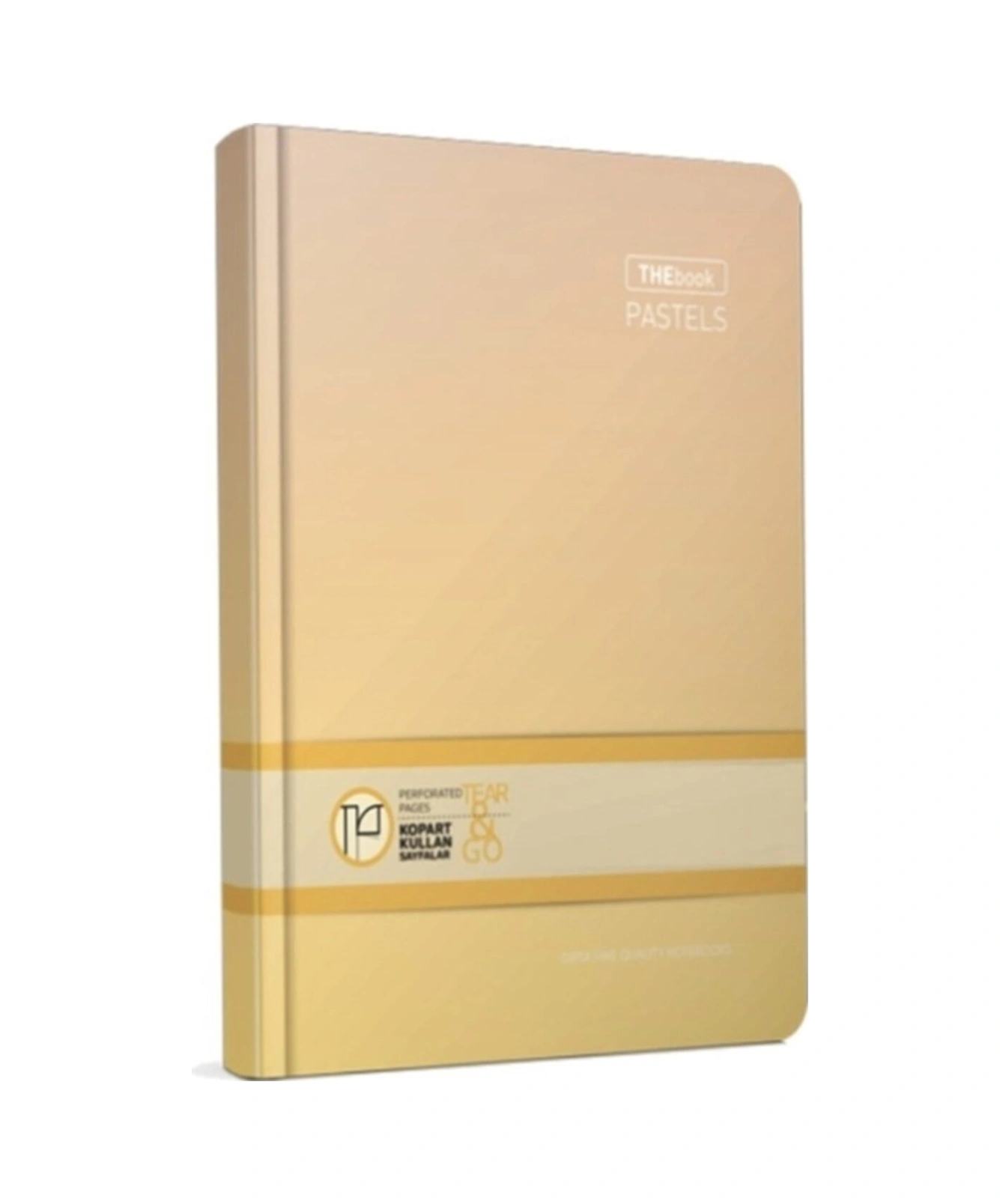 3310 The Book Pastels Iplik Dikişli Sert Kapak 120 Yaprak 17x24 Kareli Defter Renk Renk