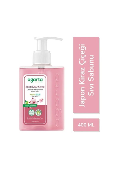 Krem Etkili Sıvı Sabun 400ml - Japon Kiraz Çiçeği Adaçayı