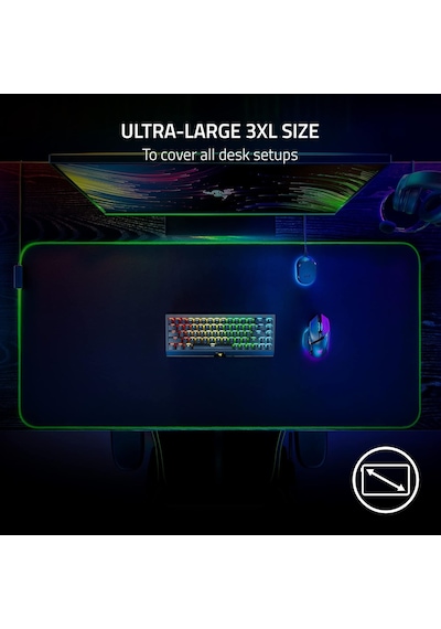 Razer Goliathus Chroma 3xl - Yumuşak Oyun Fare Altlığı, Rgb Aydın