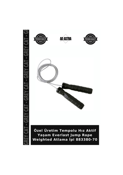 Özel Üretim Tempolu Hız Aktif Yaşam Everlast Jump Rope Weighted Atlama İpi 883380-70