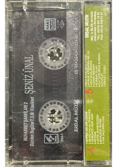 Kaset Şeniz Ünal Muhabbet Şarkıları 2 Dünden Bugüne T.s.m. Klasik