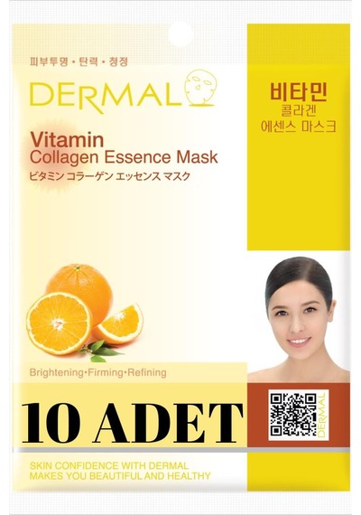 Dermal Portakal Özlü Kolajen Maske 10 x 23 G