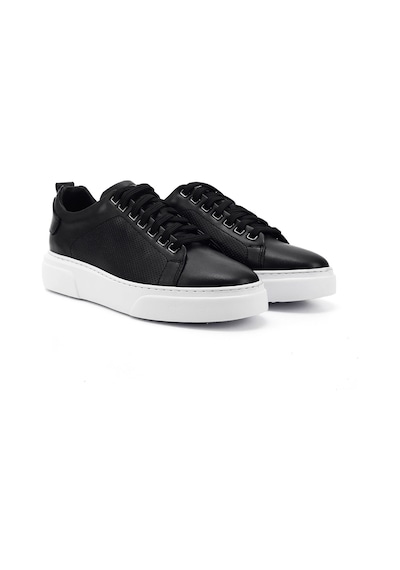 Gönderi(R) Erkek Siyah Bağcıklı Hakiki Deri Sneaker Ddma83531875 Siyah
