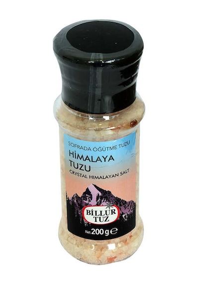 Sofrada Öğütme Yemeklik Himalaya Kristal Granül Doğal Kaya Tuzu 200 Gr Değirmenli