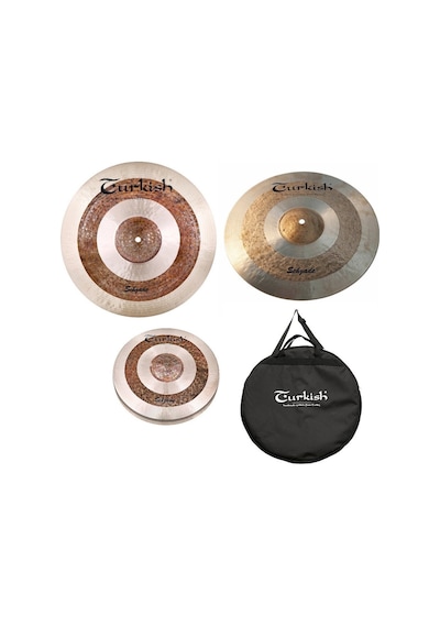 Turkish Cymbals Sehzade Set 14"hihat.16"crash.20"ride