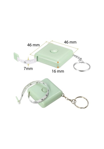 6440 Mini Anahtarlık Esnek Fiberglas Şerit Metre 150cm / 60inç 1 M - 2 M