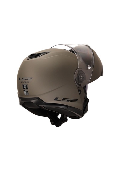 Çene Açılır Kask Ls2 Strobe 2 Mat Kum  Vizörlü