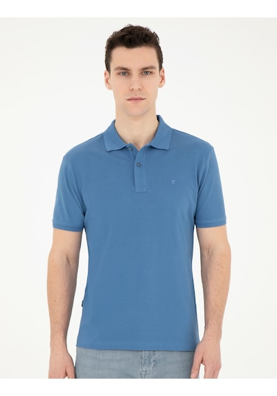 Pierre Cardin Erkek Koyu Mavi Tişört Basic 50280754-Vr032 Koyu Mavi