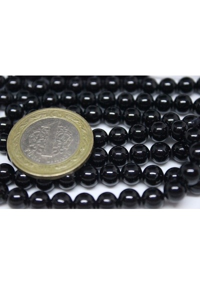 Turmalin Taşı Yarım Dizi 6 MM 18 CM Çok Renkli