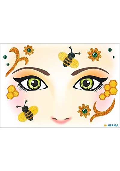 Face Art Decor Yuz Susleme Etiketi Bal Arisi Abanoz
